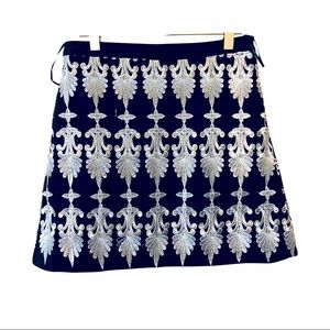 Elegant Black and Silver Women's Skirt